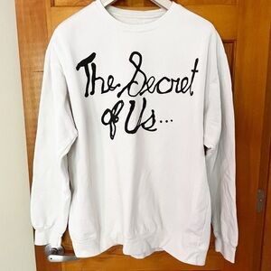 Gracie Abrams Secret of US Tour Tracklist Crewneck Pullover Sz XL Official Merch